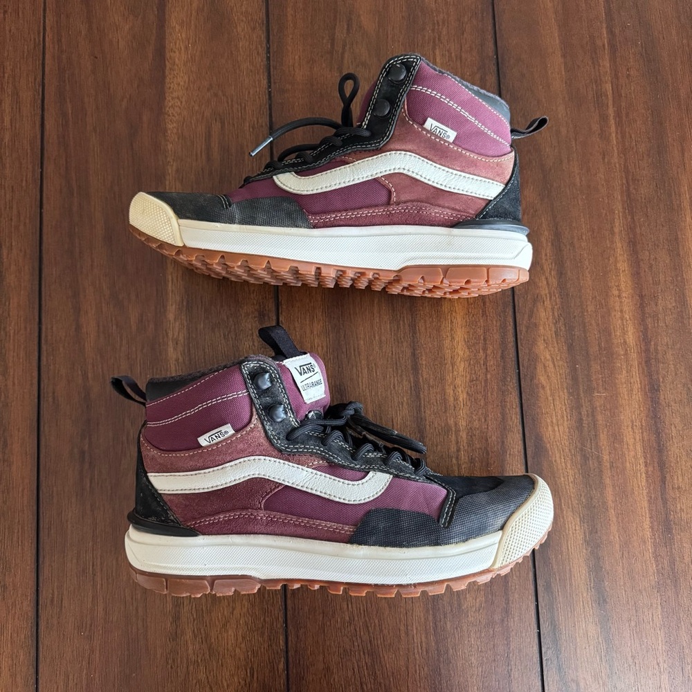 Vans UltraRange Exo Hi Sneaker Boot MTE‎ Mens 7 Womens 8.5 Port Royale Maroon